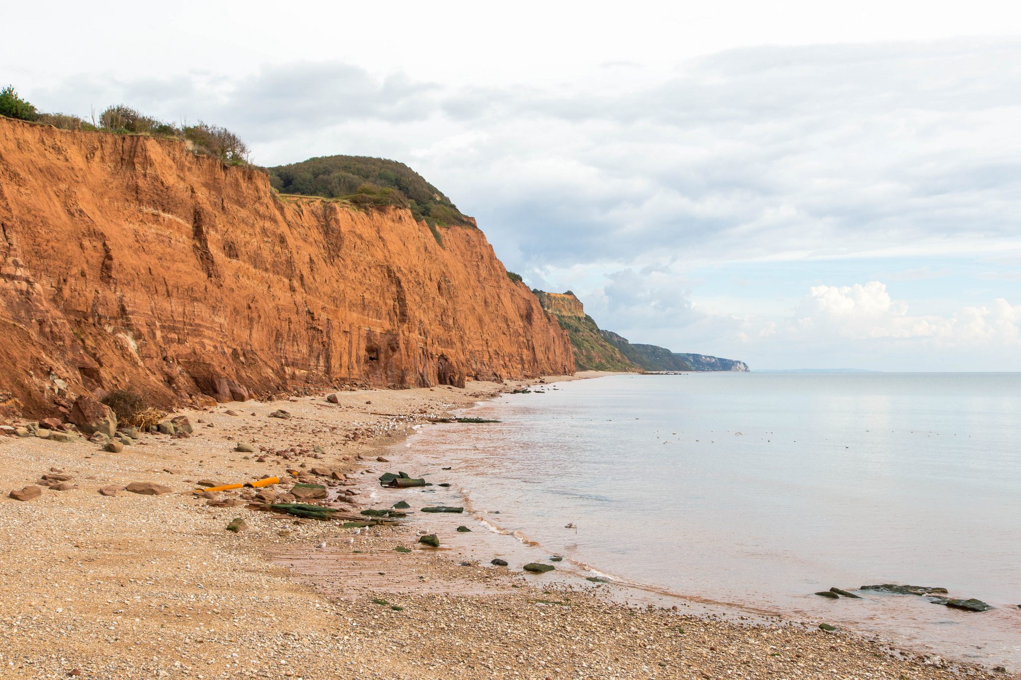 Things weren't so pretty underground. A colossal fatberg snaked roughly 210 feet through a sewer pipe near the shore of Sidmouth.