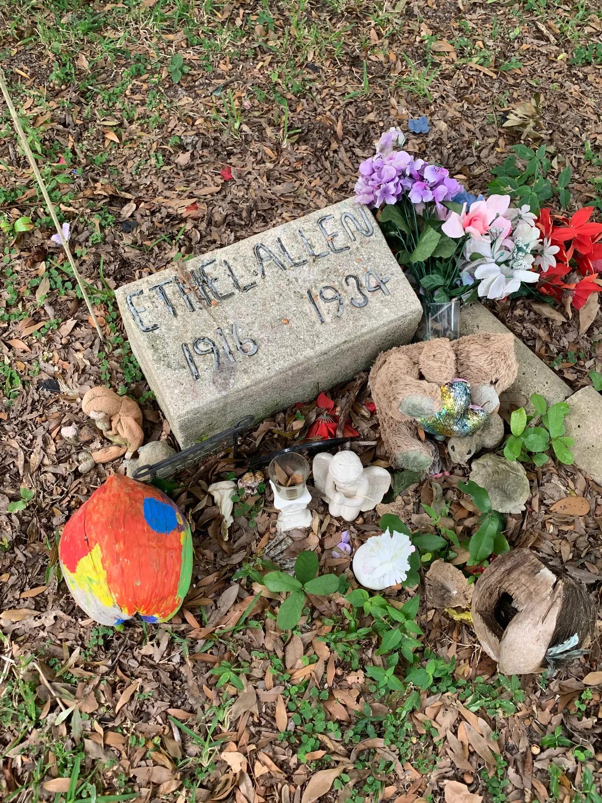 Ethel Allen's Gravesite