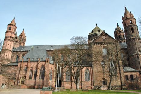 The cathedral is 110 meters (about 360 feet) from end to end.