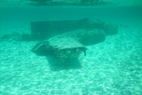 Underwater Plane Wreck Near Staniel Cay