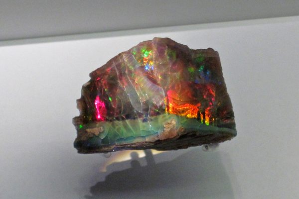 Black Fire Opal from the Virgin Valley