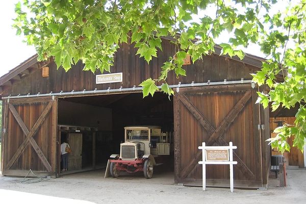 The Olsen Blacksmith Shop on the museum’s grounds is representative of an early 20th century farmer’s workshop.