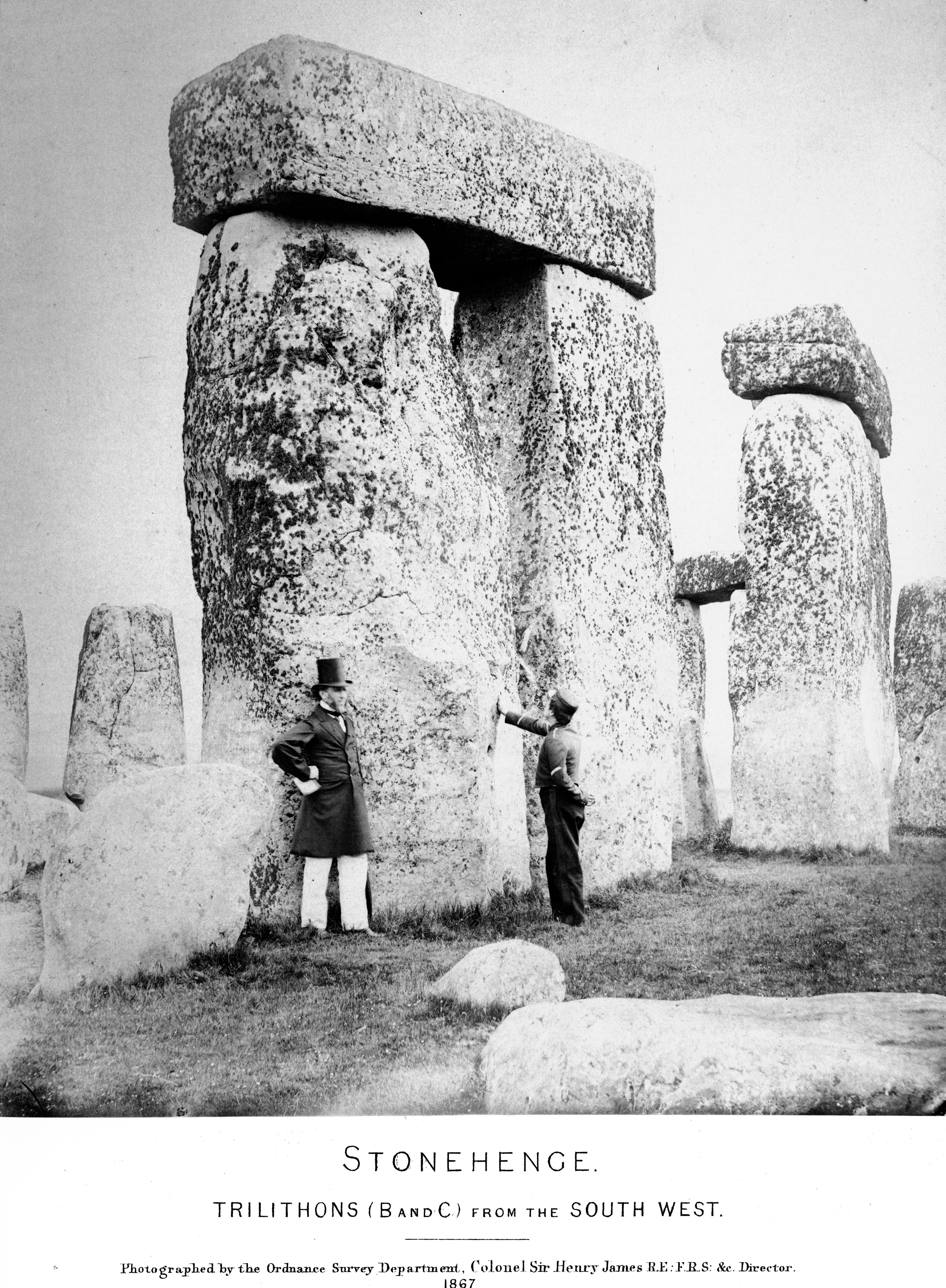 Surveying Stonehenge.
