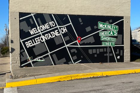 New mural on street
