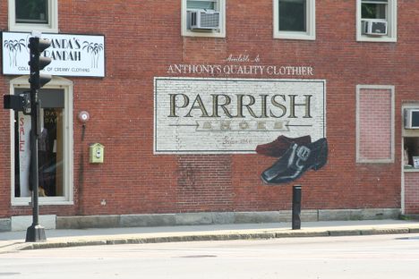 Parrish Shoes Sign