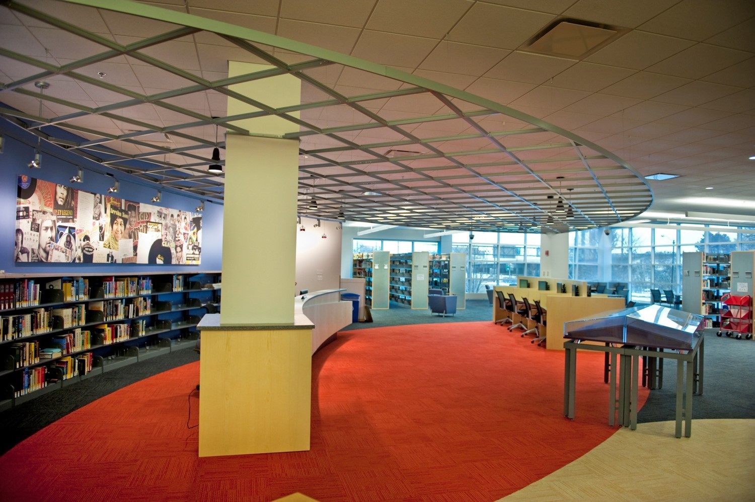 The Rock Hall reading room. 