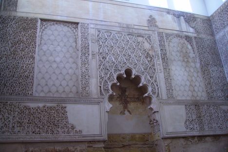 The medieval synagogue's intricate artwork has been restored.