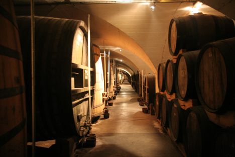The cellars where the monks age their liqueur.