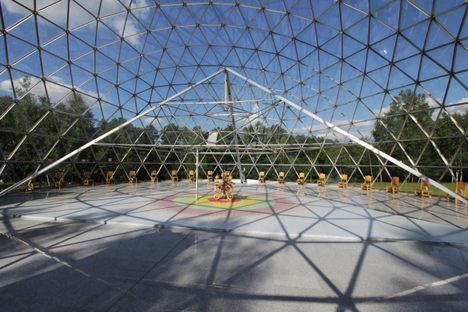 The pyramid under the dome