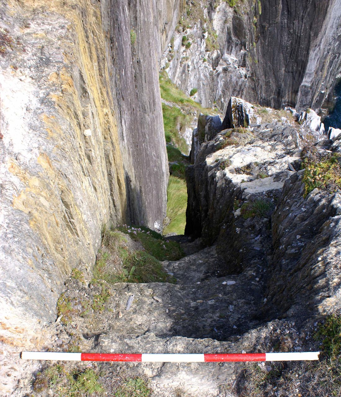 Looking down the Crookhaven steps.