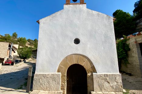 Front of the church.
