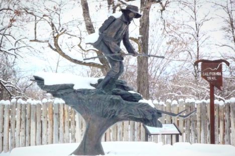 "Snowshoe" Thompson...in the snow