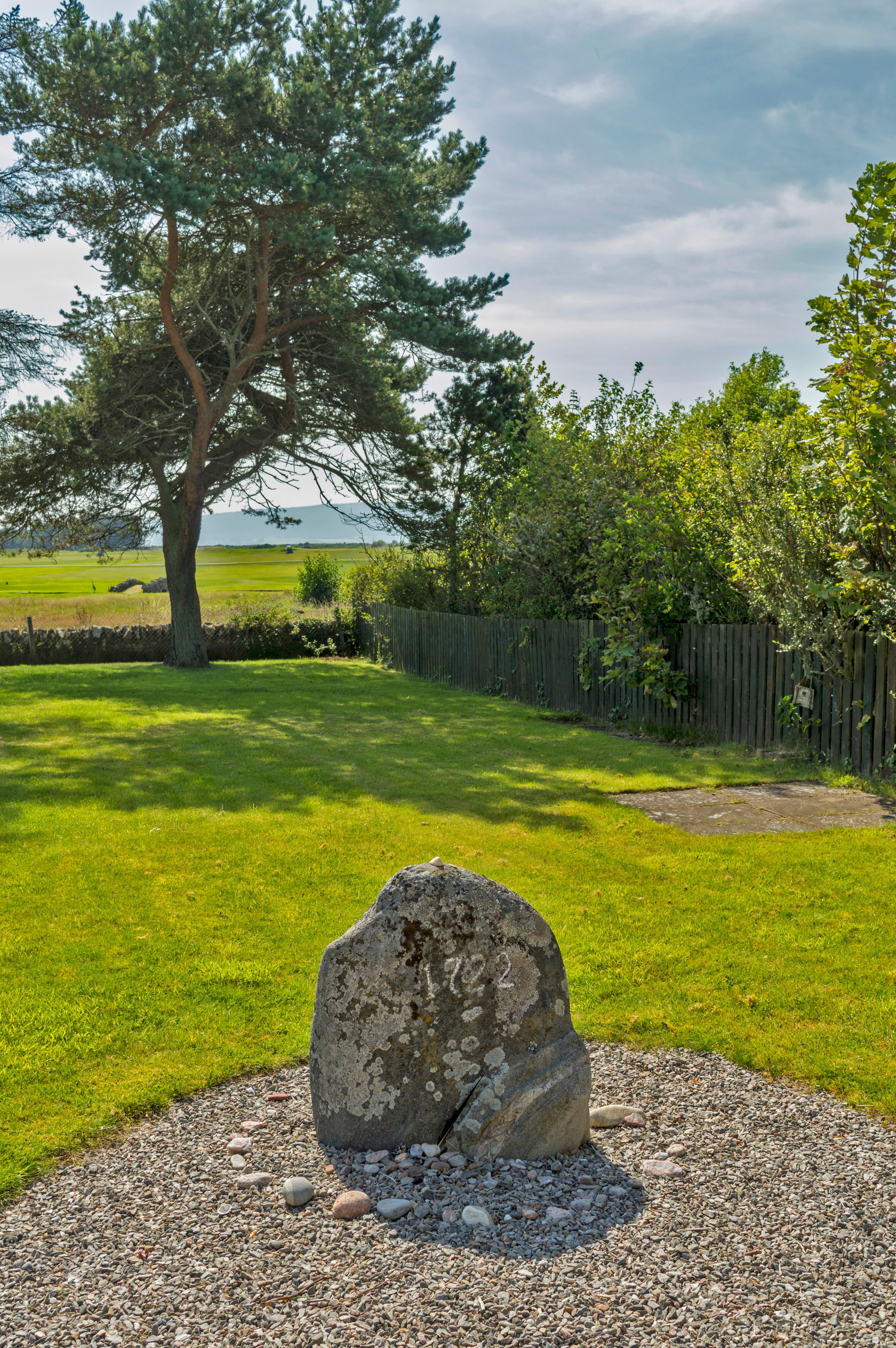 The Witchstone in Dornoch marks the presumed spot where the last witch in Britain was executed, Janet Horne, who was burned at the stake in 1722. 