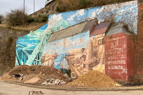 Pann's Bank Mural