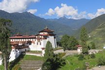 View of Trongsa Dzong from Trongsa village