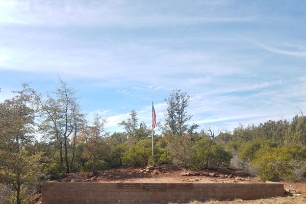 The Dude Fire Memorial Grove in Bonita Creek Estates.