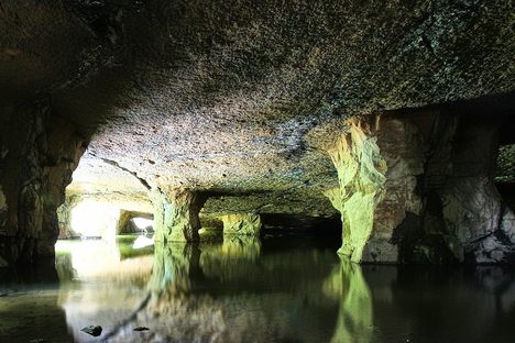 The Widow Jane is a "room and pillar" mine.