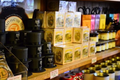 Mad Hatter Tea at Alice's Shop, Oxford.