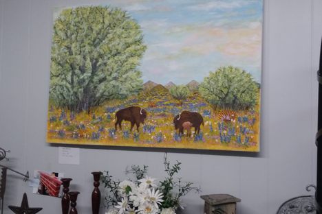Prairie painting.