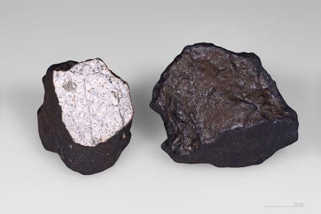 A fragment of the Chelyabinsk meteorite, which caused many injuries but no casualties.