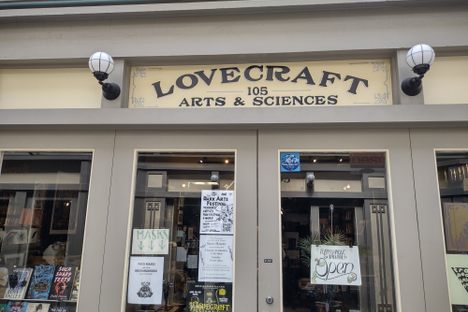 Lovecraft Arts & Sciences in the Arcade plaza.