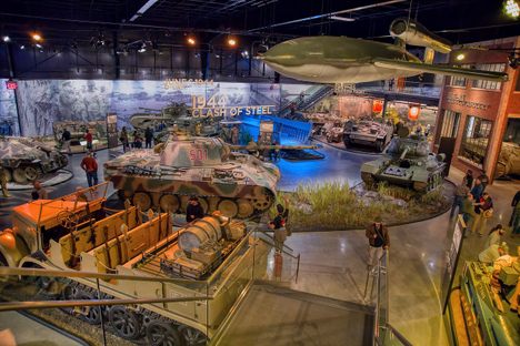 The World War II gallery at the American Heritage Museum