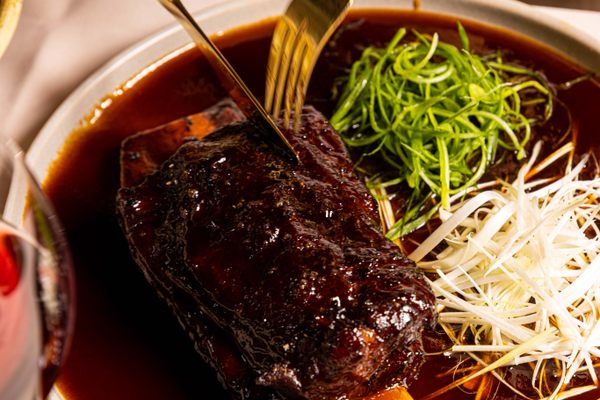 Malaysian and Australian influences combine in Ho Jiak Town Hall’s Vegemite-braised pork ribs.