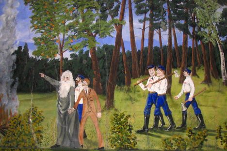 The Painted Forest detail