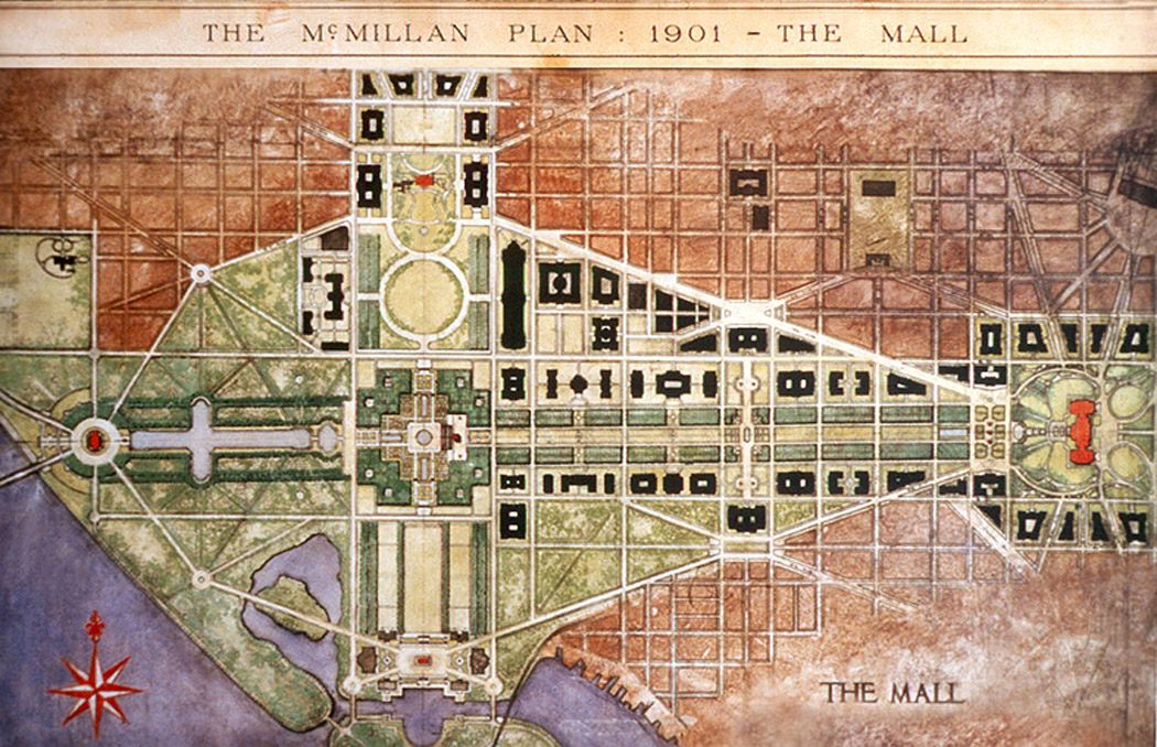 The McMillan plan reimagined the Mall.