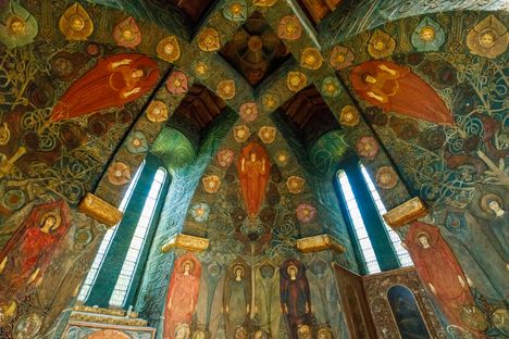 The chapel's exquisite interior.