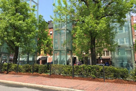 The New England Holocaust Memorial.