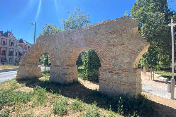 View of the arches of the San Gil barracks.