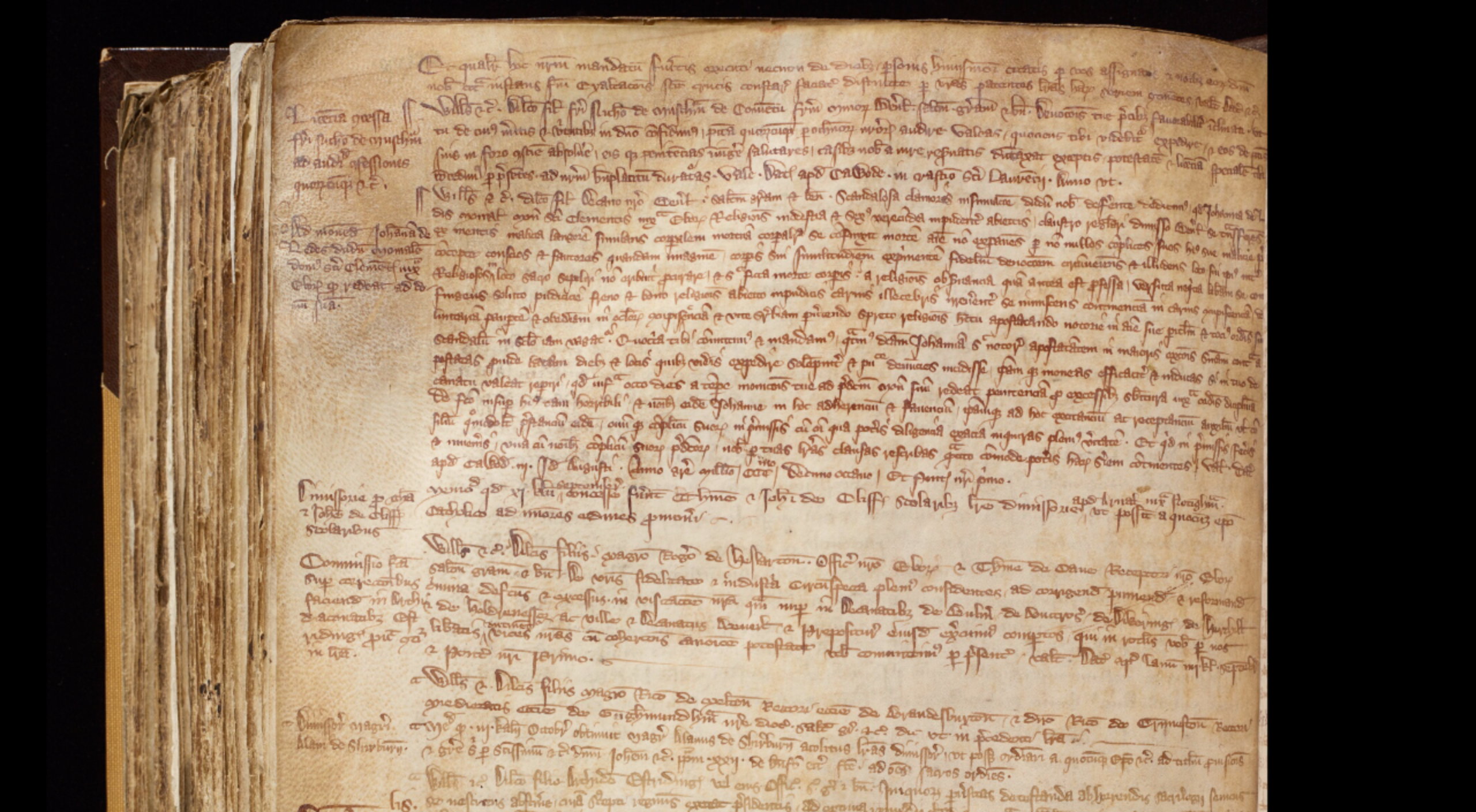 The note scribbled by William Melton of Joan's ruse and escape.