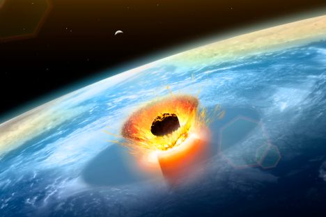 The asteroid that led to a mass extinction 66 million years ago likely struck the Earth at a very high speed—around 12.5 miles per second—and at the deadliest possible angle.