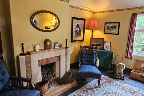 The main room of the cottage
