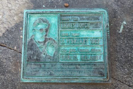 On October 19, 1904, James Joyce spent the night in Ljubljana