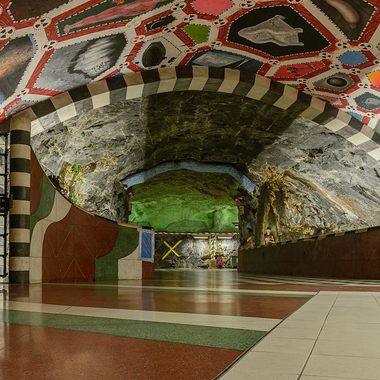 Kungsträdgården metro station.