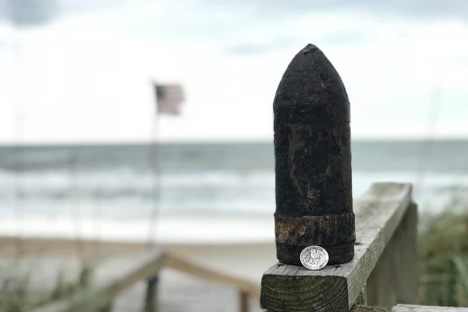 The largest projectiles weigh more than 20 pounds each.