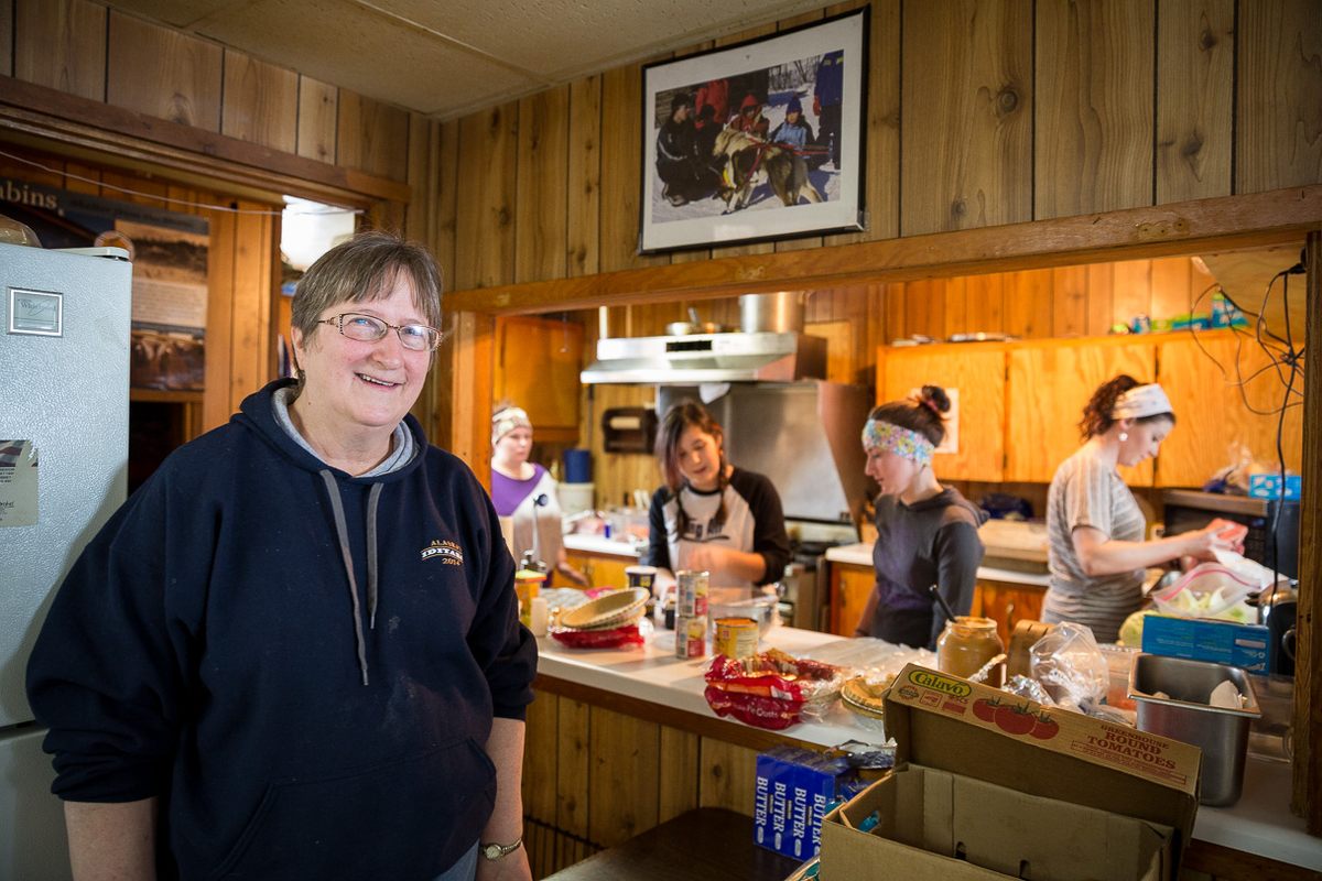 Nell Huffman (pictured foreground) picked up the pie mantle after Newton passed away.