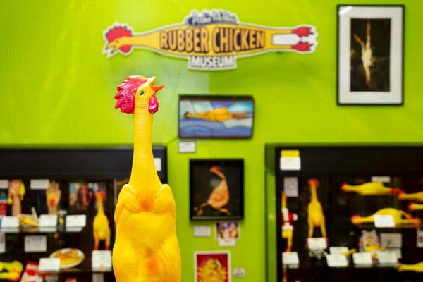 The Rubber Chicken Museum.