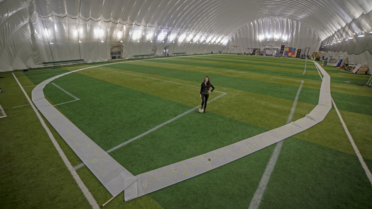 At 1,500 feet long, the record-breaking maze looped clear around a soccer field. 