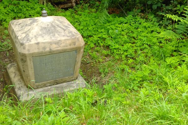 The Bessie Sheppard memorial stone.