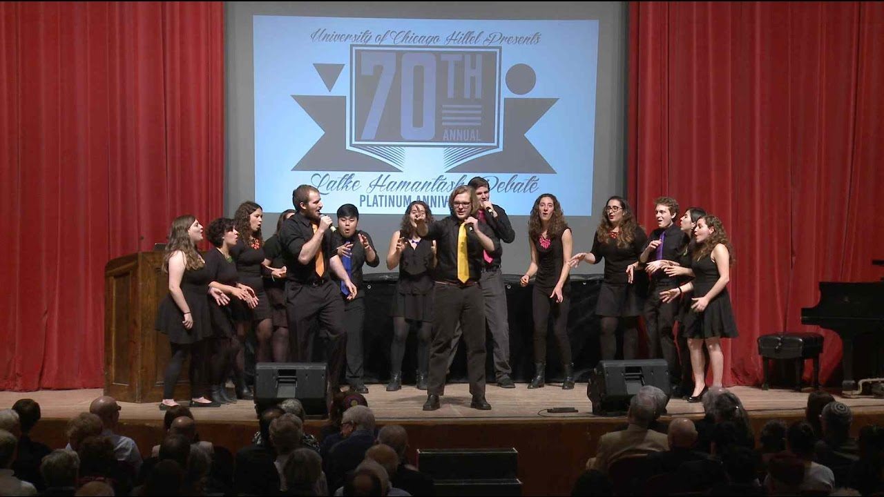 Screenshot of <em>Rhythm and Jews</em>' 2016 performance.