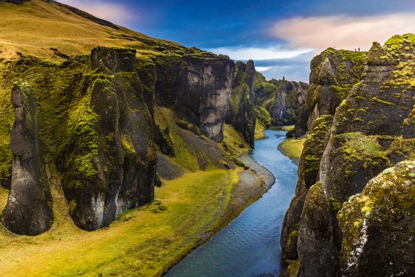 The canyon, in all its striking beauty.