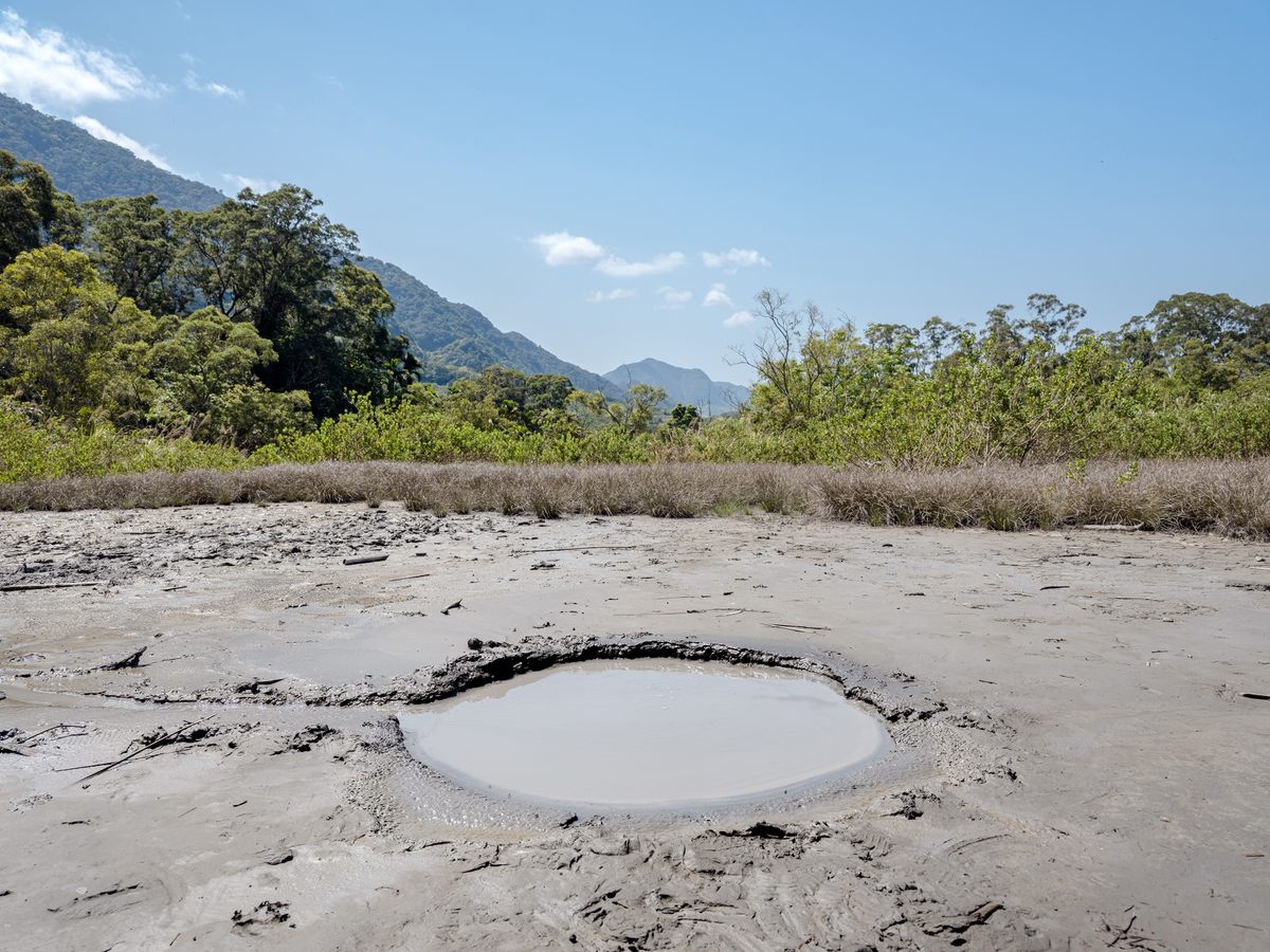 Behold, the mud volcano!