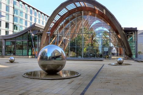 Winter Garden from Peace Gardens.