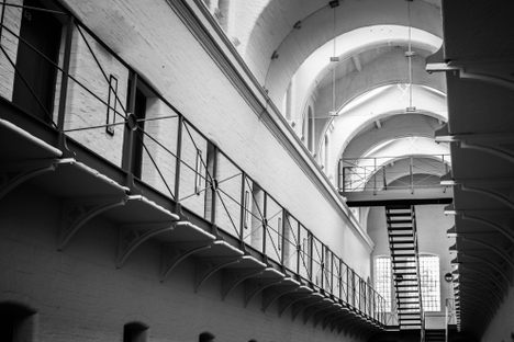 Ruthin Gaol interior.