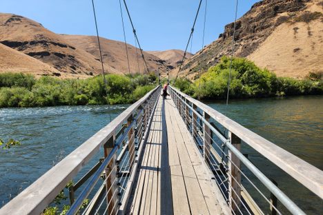 Looking west across the Yakima.