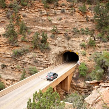 Entrance to the Mount Carmel Tunnel