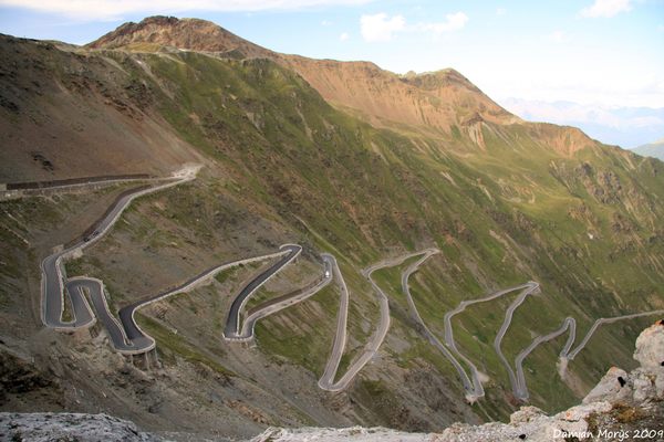 The top quarter of the Stelvio Pass.